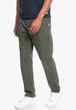 Quiksilver TAXER BEACH CRUISER - Stoffhose - Thyme -Quiksilver 002c1608a9464bcab3a738bf1923b6cb