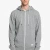 Quiksilver MIT REISSVERSCHLUSS FÜR MÄN - Sweatjacke - Light Grey Heather -Quiksilver 019edeaf3ee041a29e0f79003e47b213