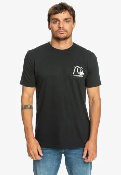 Quiksilver THE ORIGINAL SS TEE - T-Shirt Print - Black
