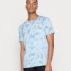 Quiksilver SLOW DIVE - T-Shirt Print - Faded Denim 1 Quiksilver SLOW DIVE - T-Shirt Print - Faded Denim -Quiksilver 0e787bfc897446fa8fe7a803cccb3bfb