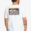 Quiksilver WARPED FRAMES SS - T-Shirt Print - White -Quiksilver 12595ecb5012442996787ec269b477c9 1