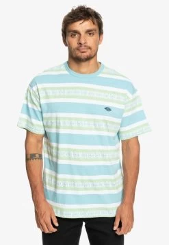 Quiksilver MOONBEAM - T-Shirt Print - Skyblue Moonbeam