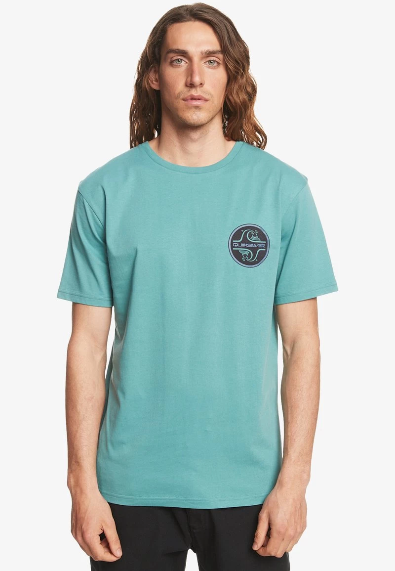 Quiksilver CORE BUBBLE SS - T-Shirt Print - Brittany Blue 4 Quiksilver CORE BUBBLE SS - T-Shirt Print - Brittany Blue – Bild 2