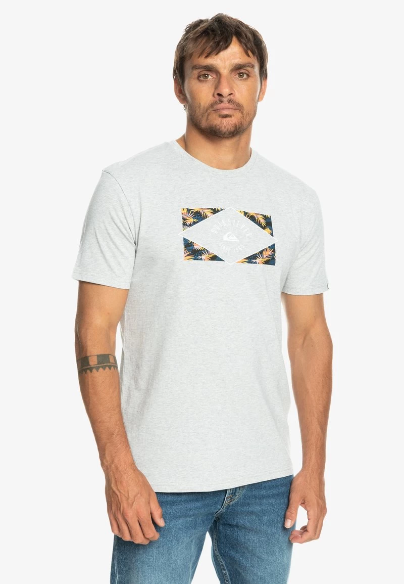 Quiksilver CIRCLED LINE SS - T-Shirt Print - Athletic Heather 6 Quiksilver CIRCLED LINE SS - T-Shirt Print - Athletic Heather – Bild 4