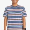 Quiksilver GELLER STRIPE - POUR EQYKT04286 - T-Shirt Print - Geller Bering Stripe