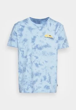 Quiksilver SLOW DIVE - T-Shirt Print - Faded Denim -Quiksilver 2b444fb316c94140971280e9bc8fc9d8