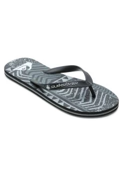 Quiksilver MOLOKAI ART - Zehentrenner - Black Black Grey -Quiksilver 2c7600adb3db4d8c9ab679e739879fdc