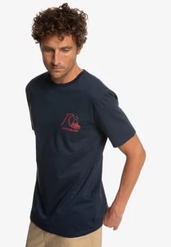 Quiksilver THE ORIGINAL SS TEE - T-Shirt Print - Navy Blazer 12 Quiksilver THE ORIGINAL SS TEE - T-Shirt Print - Navy Blazer -Quiksilver 2d88eb280066466ba115a69110ef9ed8