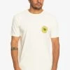 Quiksilver PLANET POSITIVE SS - T-Shirt Print - Birch -Quiksilver 2fbdc7a3f9be4411ba55733b4652afbd