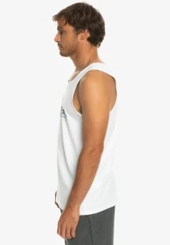 Quiksilver BETWEEN THE LINES - TANK - Top - White -Quiksilver 3a9e7e3eedaf43aabe39cc6002da4abd