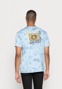 Quiksilver SLOW DIVE - T-Shirt Print - Faded Denim -Quiksilver 3b3f08b8dec74614a2c046422d73da9a
