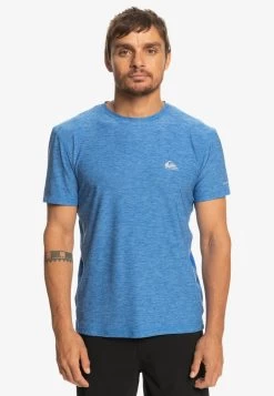Quiksilver COAST RUNNER EQYKT - T-Shirt Basic - Snorkel Blue