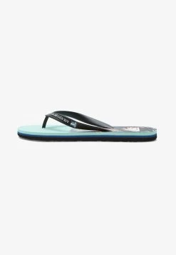 Quiksilver Bade-Zehentrenner - Black Blue Grey