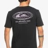 Quiksilver ON THE GRID SS - T-Shirt Print - Black -Quiksilver 41e6d56c666b460ea935ee7499532e5e