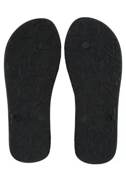 Quiksilver MOLOKAI WORDBLOCK - Zehentrenner - Black Black Pink -Quiksilver 43cab83607b64630b50e2f25a5d00fbd
