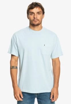 Quiksilver THE NATURAL DYE - T-Shirt Basic - Celestial Blue