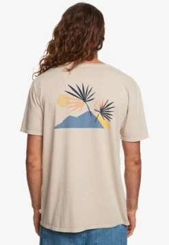 Quiksilver T-Shirt Print - Copper Tan -Quiksilver 4cc6940282a4412cb968a29ac49a7cf9 2