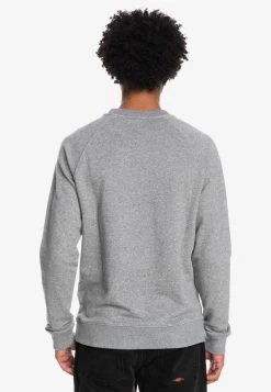 Quiksilver ESSENTIALS CREW RAGLAN - Sweatshirt - Light Grey Heather -Quiksilver 4f39c2be8c064acdb4c7c3c604cd8f6a