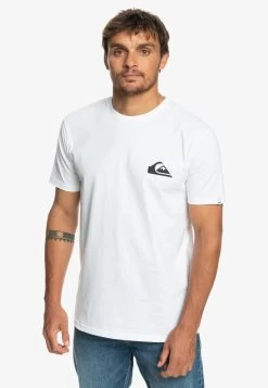 Quiksilver MW MINI LOGO - T-Shirt Print - White -Quiksilver 5e149005e0a34bc38ac7fa987b0b728a