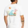 Quiksilver OCEAN BED - T-Shirt Print - White -Quiksilver 67a84af8de6245f1b665308f7affd4df