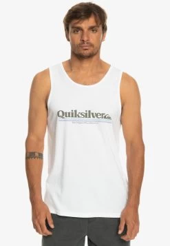 Quiksilver BETWEEN THE LINES - TANK - Top - White