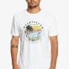 Quiksilver Surf Club - T-Shirt Print - White