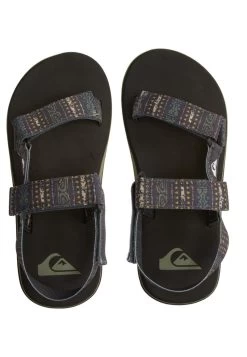 Quiksilver MONKEY CAGED - Riemensandalette - Black Blue Green -Quiksilver 6fd475584fc1498a93cc592d18f1ccf0
