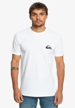 Quiksilver MW MINI LOGO - T-Shirt Print - White -Quiksilver 745e9ee387dd4e8382c7461b7039d887 1