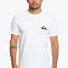 Quiksilver MW MINI LOGO - T-Shirt Print - White