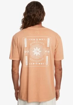 Quiksilver T-Shirt Print - Copper Tan -Quiksilver 76fa84a5fc034beebd01a97ac4509bcc 1