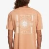 Quiksilver T-Shirt Print - Copper Tan -Quiksilver 76fa84a5fc034beebd01a97ac4509bcc