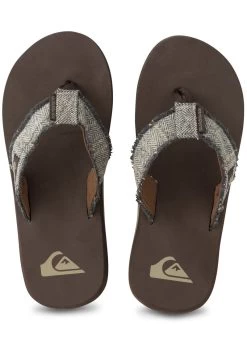 Quiksilver MONKEY ABYSS - Zehentrenner - Brown -Quiksilver 780566b14fd44bed8324469d4cabb4ce