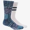 Quiksilver 2ER PACK AQYAA0337 - Socken - Midnight Navy Blown