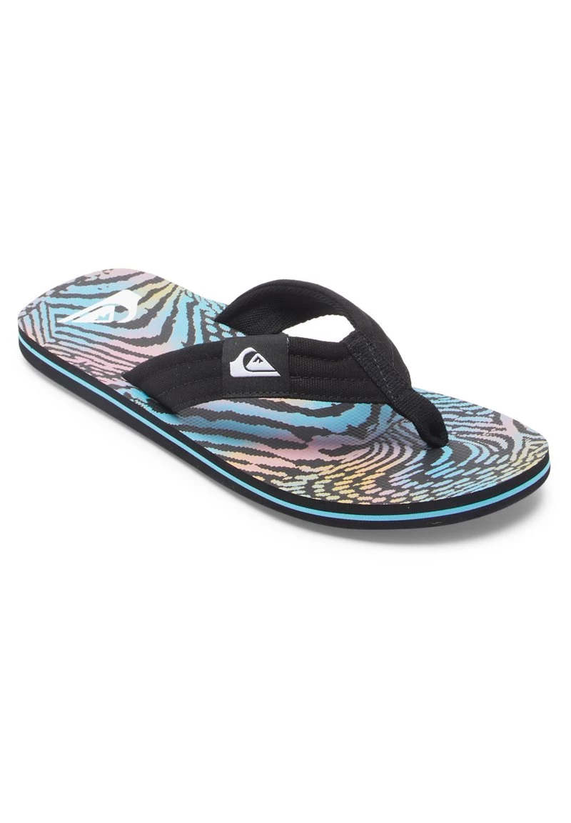 Quiksilver MOLOKAI LAYBACK - Zehentrenner - Black/pink/blue 4 Quiksilver MOLOKAI LAYBACK - Zehentrenner - Black/pink/blue – Bild 2