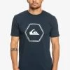 Quiksilver IN SHAPES - T-Shirt Print - Navy Blazer