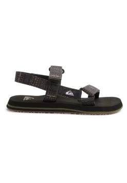 Quiksilver MONKEY CAGED - Riemensandalette - Black Blue Green -Quiksilver 9298ec6b2e09469c9b2f469c104687ce