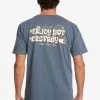 Quiksilver ENJOY NOT DESTROY SS - T-Shirt Print - Bering Sea -Quiksilver 9612bdf751b642d6b9a29c2bcb77b8b2 1