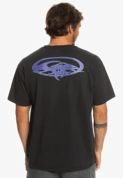 Quiksilver THORNDOG - T-Shirt Print - Black