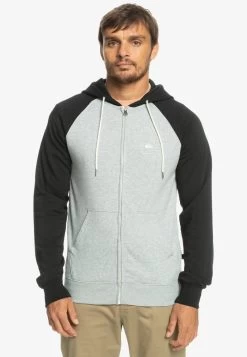 Quiksilver MIT REISSVERSCHLUSS FÜR MÄNNE - Sweatjacke - Light Grey Heather