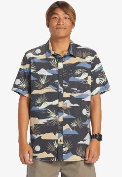 Quiksilver SLOW DAZED KURZÄRMLIGES - Hemd - Tarmac Slow Daze Ss