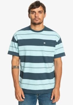 Quiksilver STINGRAY SS - T-Shirt Print - Midnight Stingray