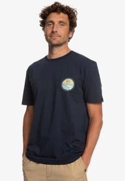 Quiksilver SCENIC JOURNEY - T-Shirt Print - Navy Blazer -Quiksilver ab4120ab72bd4e049f7ec702c47690f6