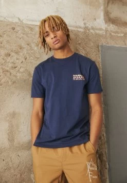 Quiksilver QUIK SPRAY - T-Shirt Print - Navy Blazer