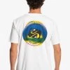 Quiksilver COLOUR FLOW SS - T-Shirt Print - White -Quiksilver b14e6725ada1427490a49bac1d75efee
