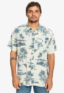Quiksilver AIRFLOW - KURZÄRMLIGES - Hemd - Beach Glass Airflow -Quiksilver b337f30be0b34d88b0269207ed41491b 2