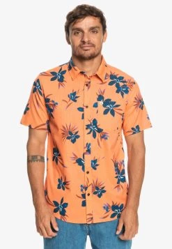 Quiksilver HOLIDAZED - KURZÄRMLIGES - Hemd - Fresh Salmon Holidazed