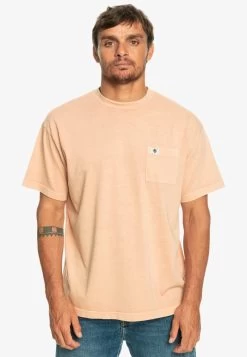 Quiksilver THE NATURAL DYE - T-Shirt Basic - Cafe Creme