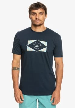 Quiksilver CIRCLED LINE SS - T-Shirt Print - Navy Blazer 12 Quiksilver CIRCLED LINE SS - T-Shirt Print - Navy Blazer -Quiksilver ba41a9cacc7c460da5393979cb65acc5 1