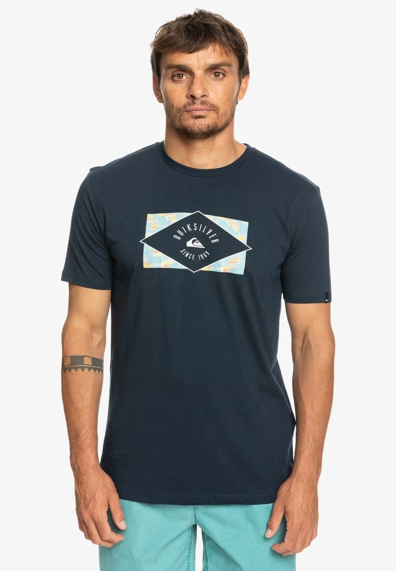 Quiksilver CIRCLED LINE SS - T-Shirt Print - Navy Blazer 7 Quiksilver CIRCLED LINE SS - T-Shirt Print - Navy Blazer – Bild 5