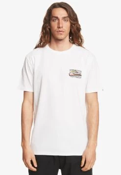Quiksilver RETRO FADE SS - T-Shirt Print - White 9 Quiksilver RETRO FADE SS - T-Shirt Print - White -Quiksilver c192f22b6e204cec959482e368a023c4